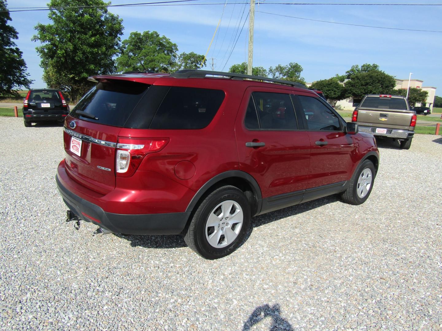 2014 Red /Tan Ford Explorer Base FWD (1FM5K7B80EG) with an 3.5L V6 DOHC 24V engine, Automatic transmission, located at 15016 S Hwy 231, Midland City, AL, 36350, (334) 983-3001, 31.306210, -85.495277 - Photo#7